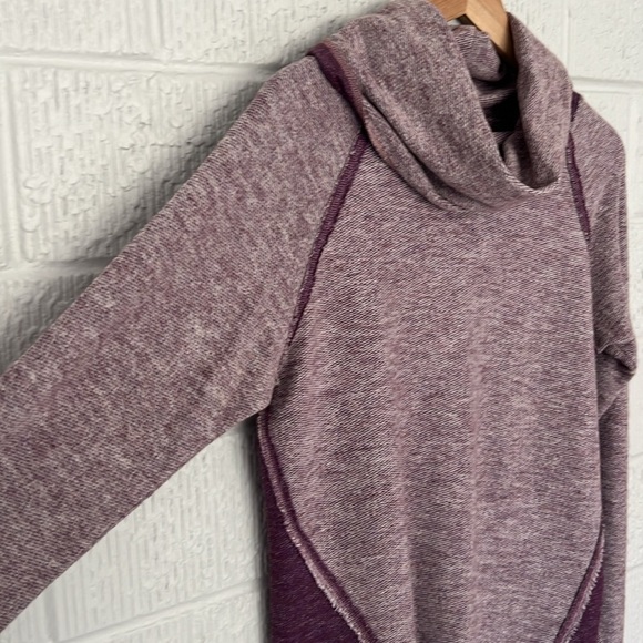 Kuhl Women’s Nova Wool Blend Cowl Neck Sweater Purple Long Sleeve Pullover Large - Picture 6 of 12